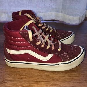 Vans Ultracush high tops.